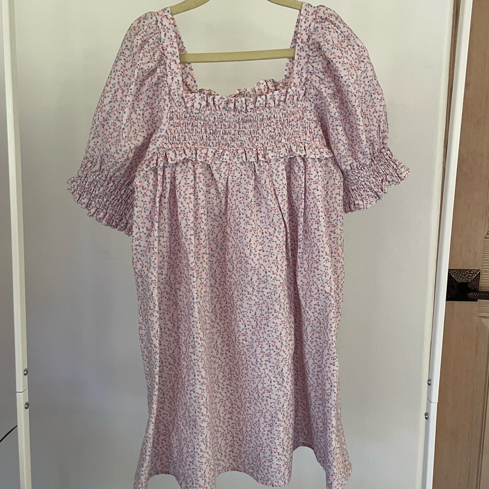 Short sleeve dress for girl | Flower Pattern